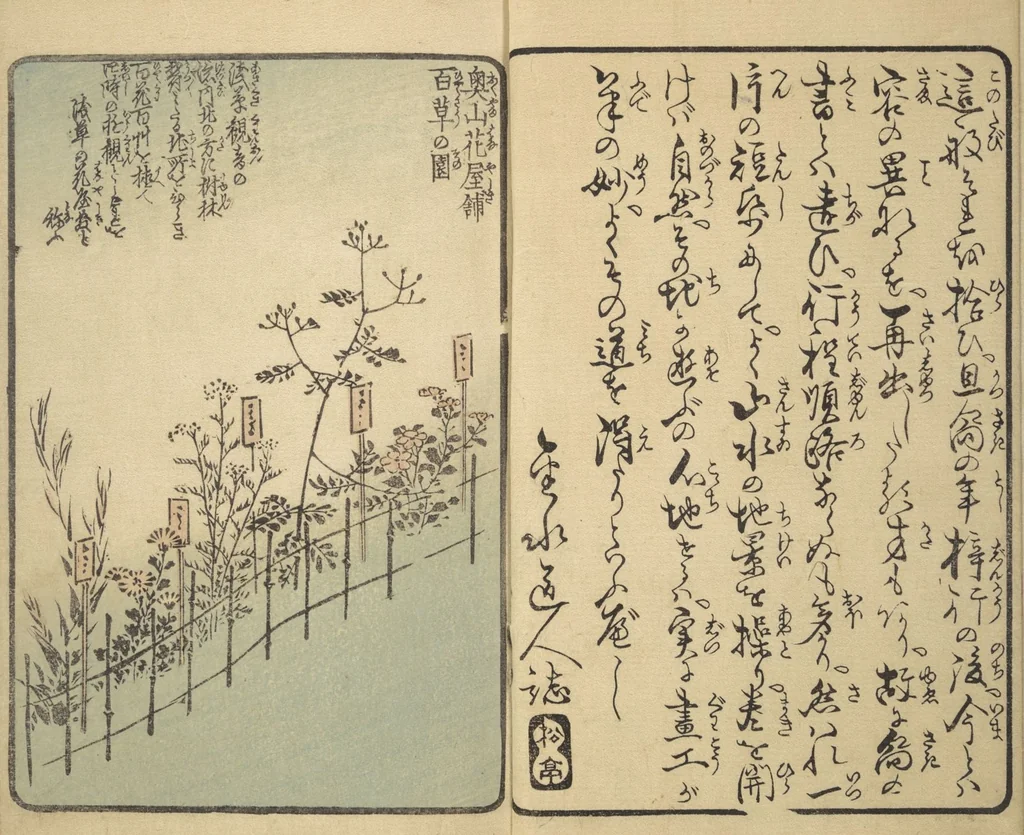 An illustration from Picture Book of the Souvenirs of Edo (Ehon Edo miyage 絵本江戸土産) : [volume 07], 1850, leaf 3
