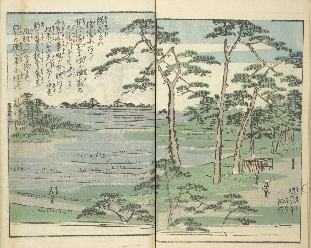An illustration from Picture Book of the Souvenirs of Edo (Ehon Edo miyage 絵本江戸土産) : [volume 08], 1861, leaf 22