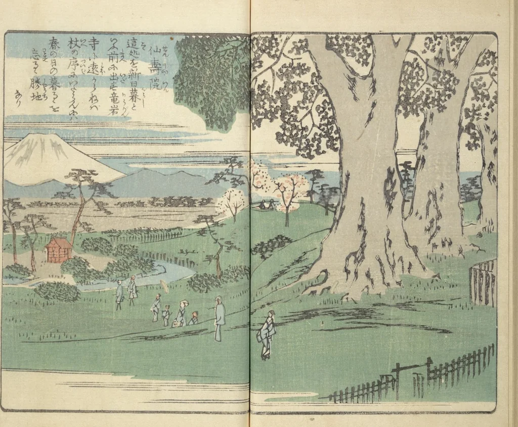 An illustration from Picture Book of the Souvenirs of Edo (Ehon Edo miyage 絵本江戸土産) : [volume 09], 1864, leaf 26