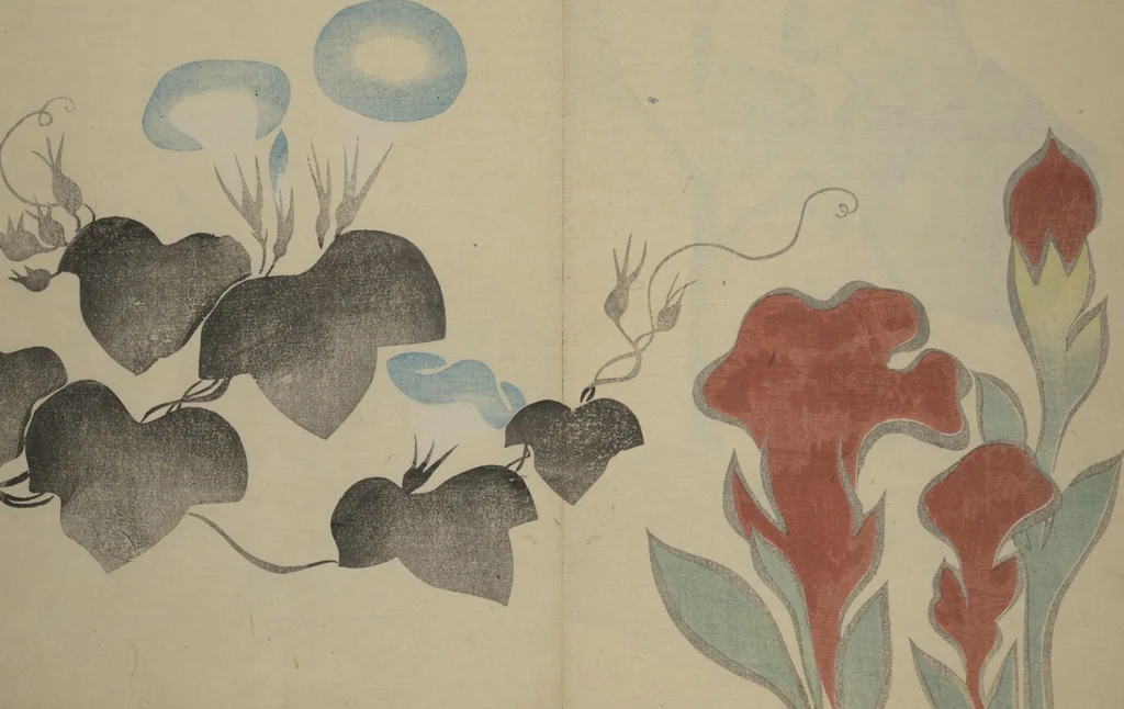 An illustration from Kōrin Picture Album (Kōrin gafu 光琳画譜) : [volume 1], leaf 12