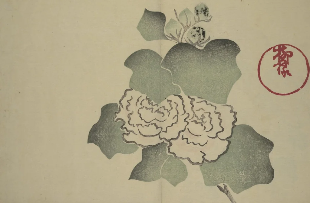 An illustration from Kōrin Picture Album (Kōrin gafu 光琳画譜) : [volume 1], leaf 16