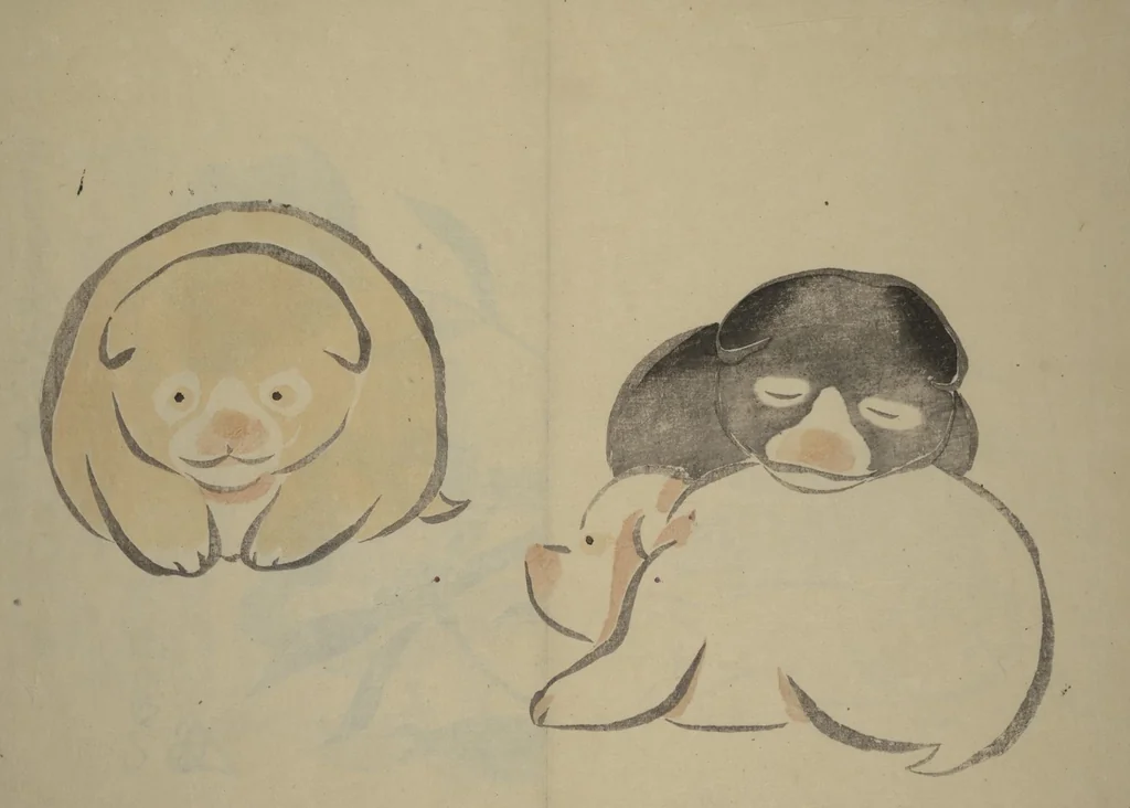 An illustration from Kōrin Picture Album (Kōrin gafu 光琳画譜) : [volume 2], leaf 14