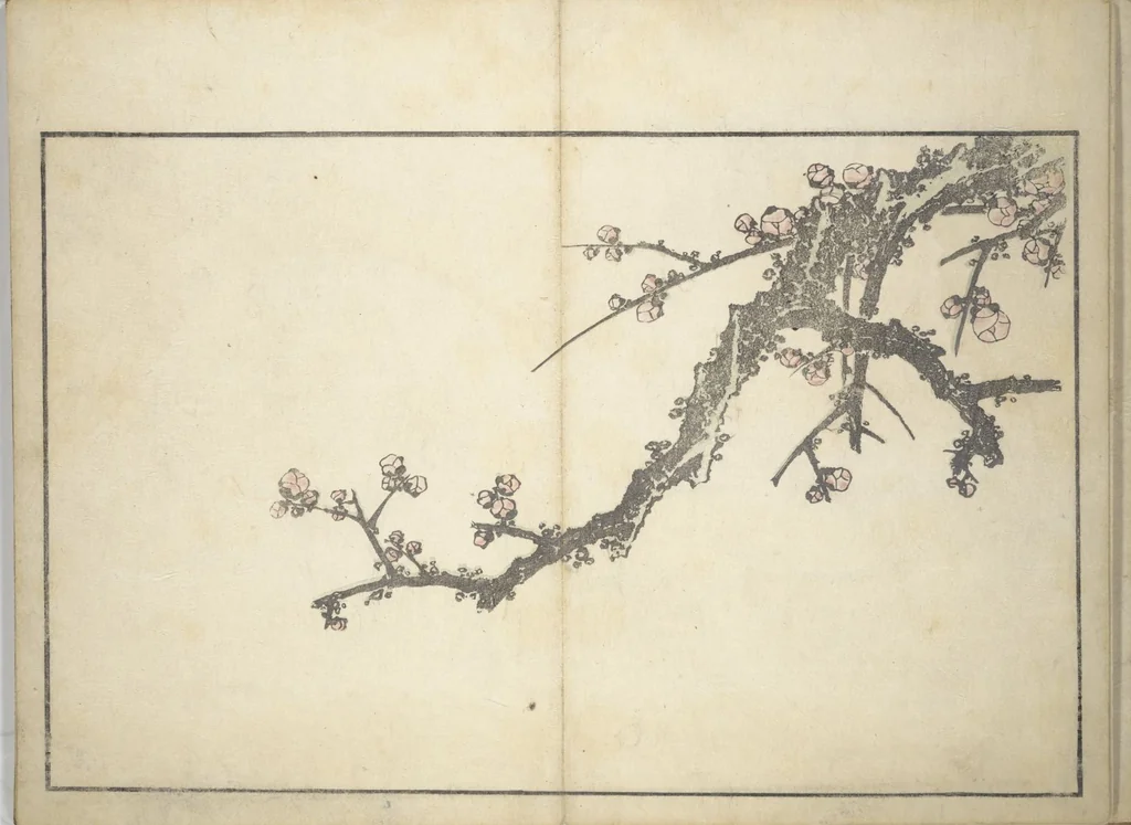 An illustration from A Realistic Sketchbook by Hokusai (Hokusai shashin gafu 北斎写真画譜), 1814, leaf 10