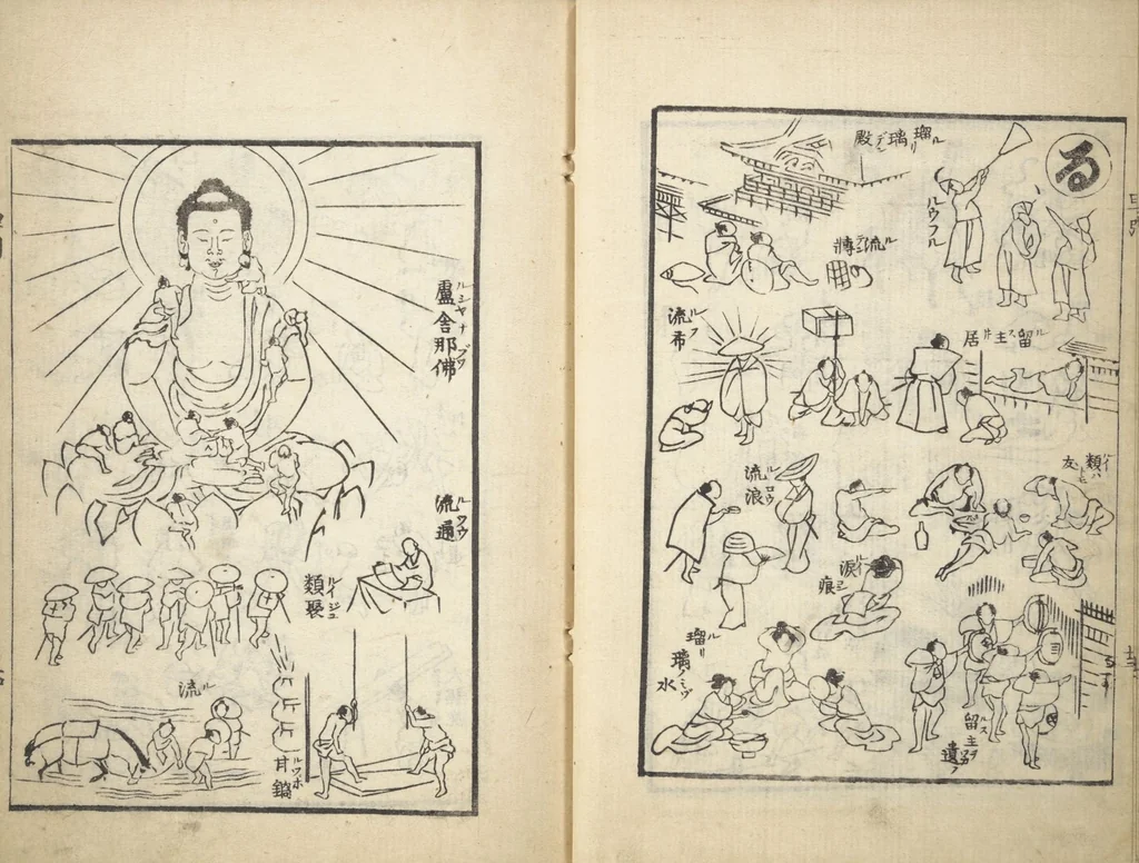 An illustration from The Quick Pictorial Dictionary (Ehon hayabiki 画本早引) : [volume 1], 1817, leaf 15