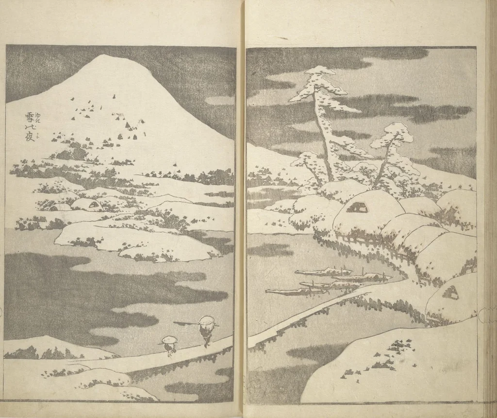 An illustration from Various Pictures by Hokusai (Hokusai soga 北斎麁画), 1820, leaf 29
