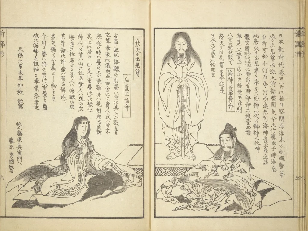 An illustration from Picture Book of New Designs for the Various Crafts (Shōshoku ehon Katsushika shin hinagata 諸職絵本葛飾新鄙形), 1836, leaf 8