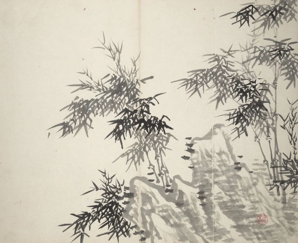 An illustration from Chinzan Picture Album (Chinzan-ō gafu 椿山翁畫譜), 1851, leaf 18