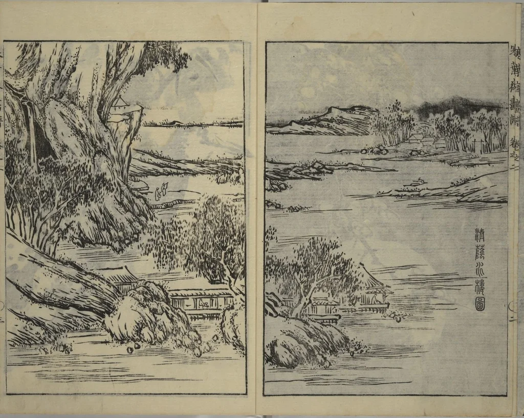 An illustration from Kan'yōsai Picture Album (Kan'yōsai gafu 寒葉斎画譜) : [volume 2], 1762, leaf 4