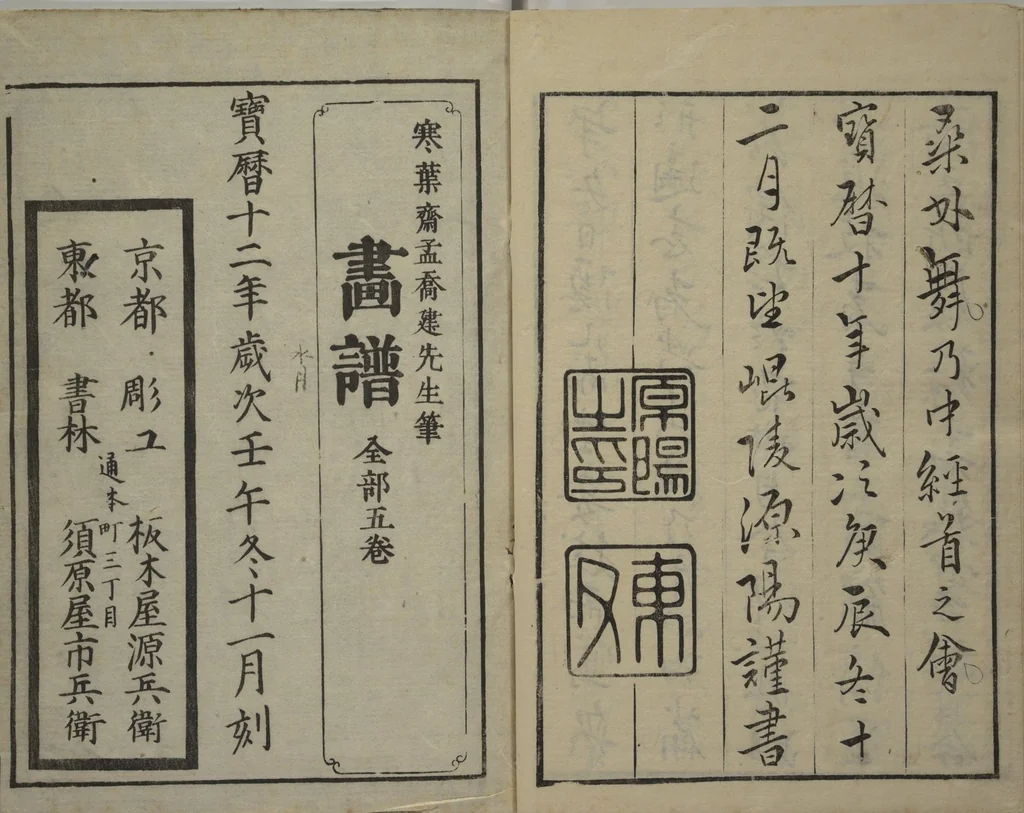 An illustration from Kan'yōsai Picture Album (Kan'yōsai gafu 寒葉斎画譜) : [volume 4], 1762, leaf 21