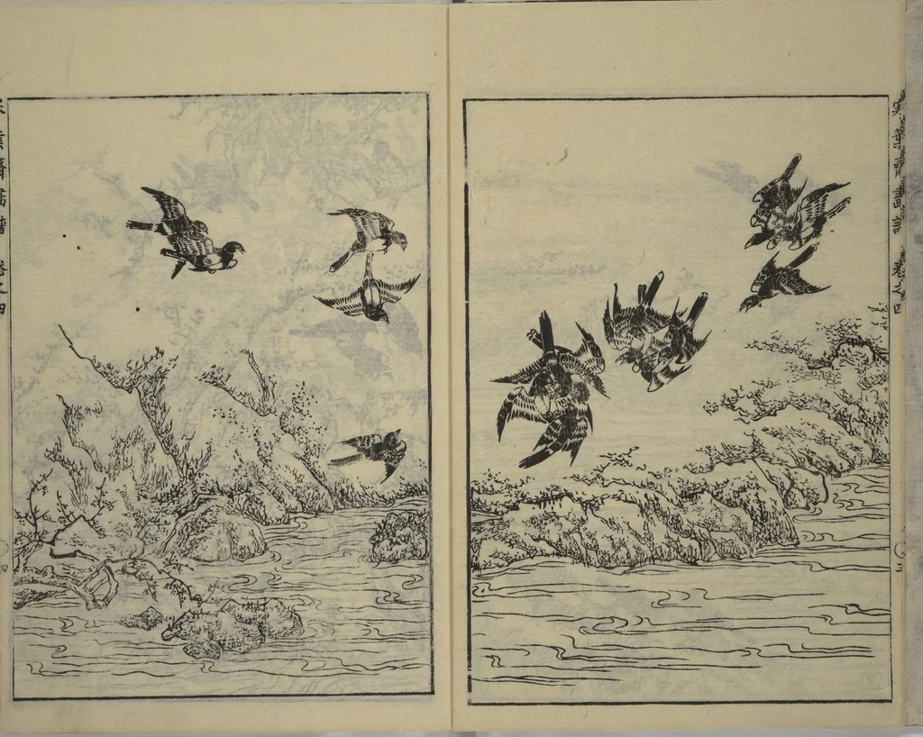 An illustration from Kan'yōsai Picture Album (Kan'yōsai gafu 寒葉斎画譜) : [volume 4], 1762, leaf 5