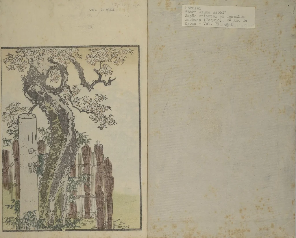 An illustration from Picture Book of the Pleasures of the East (Ehon azuma asobi 画本東都遊) : [volume 2], 1802, leaf 2