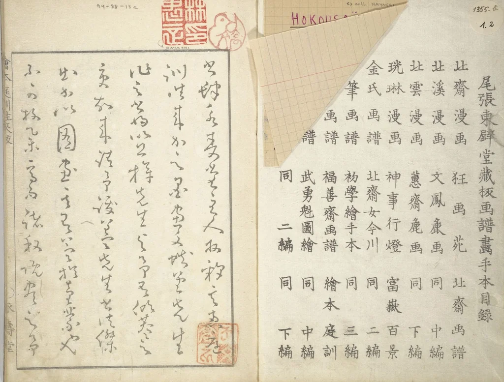 An illustration from A Picture Book on the Communication of Home Precepts part III (Ehon teikin ōrai gehen 絵本庭訓往来下編), 1848, leaf 2