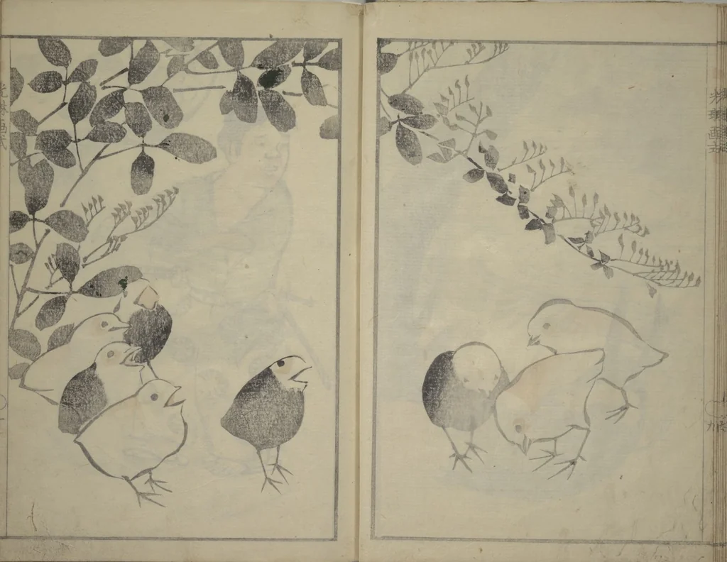 An illustration from Kōrin's painting style (Kōrin gashiki), 1818, leaf 12