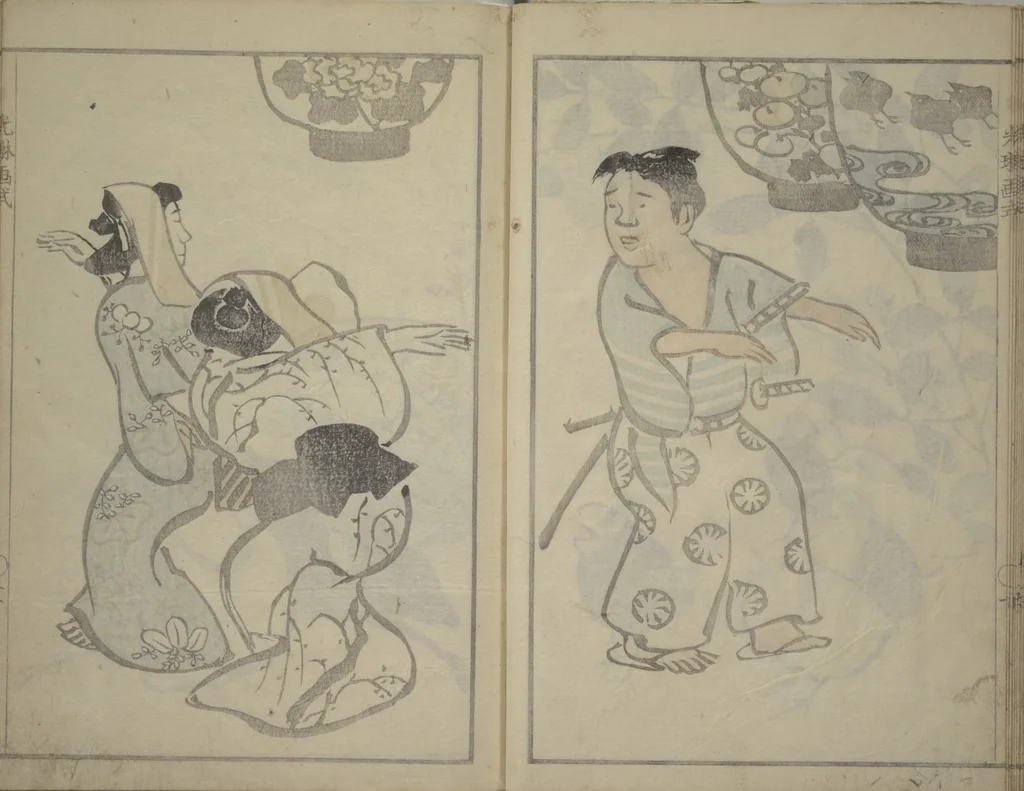 An illustration from Kōrin's painting style (Kōrin gashiki), 1818, leaf 13
