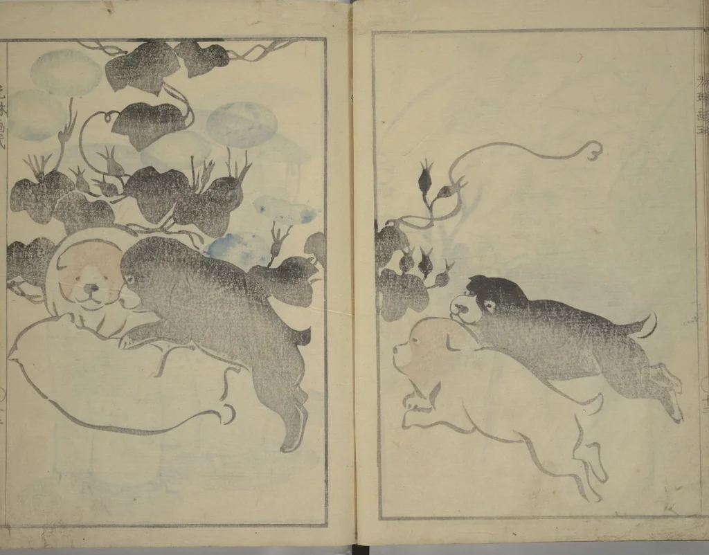 An illustration from Kōrin's painting style (Kōrin gashiki), 1818, leaf 15