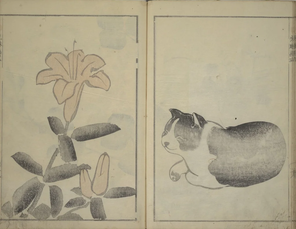 An illustration from Kōrin's painting style (Kōrin gashiki), 1818, leaf 21