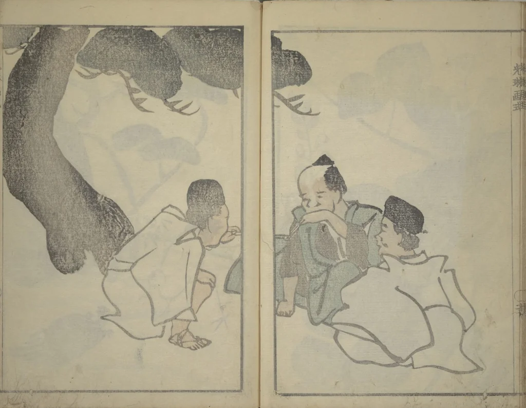 An illustration from Kōrin's painting style (Kōrin gashiki), 1818, leaf 23