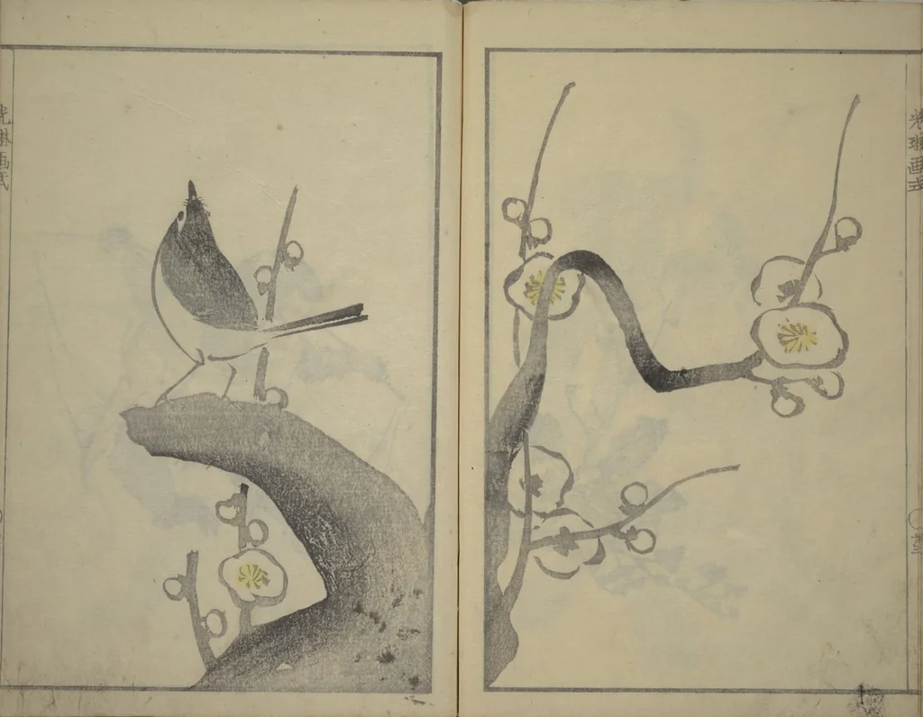 An illustration from Kōrin's painting style (Kōrin gashiki), 1818, leaf 26