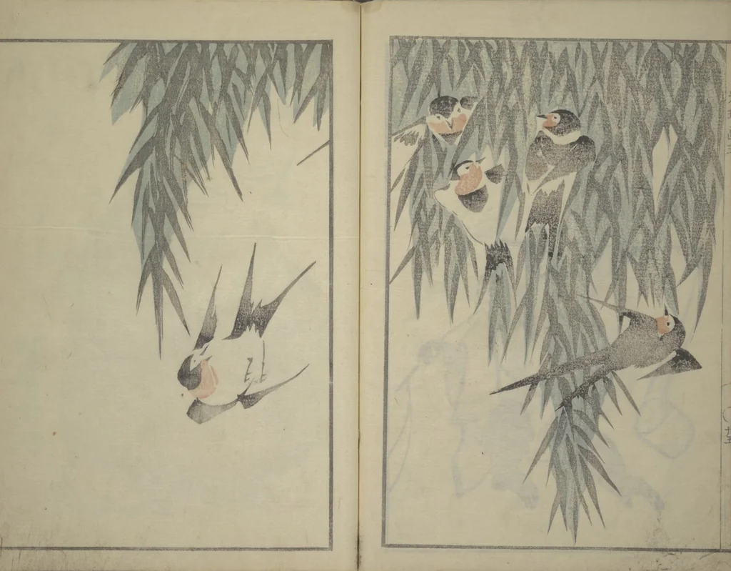 An illustration from Kōrin's painting style (Kōrin gashiki), 1818, leaf 28