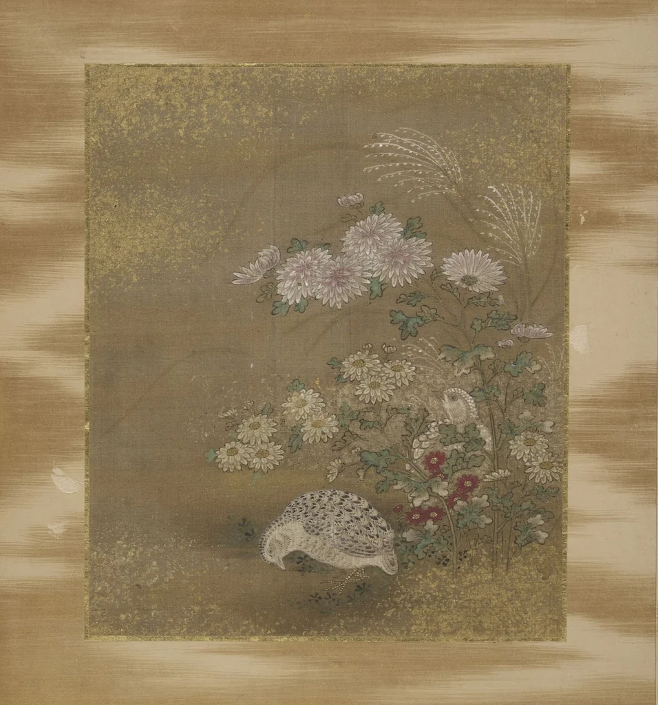 An illustration from Album of Birds and Flowers and Other Subjects, leaf 9