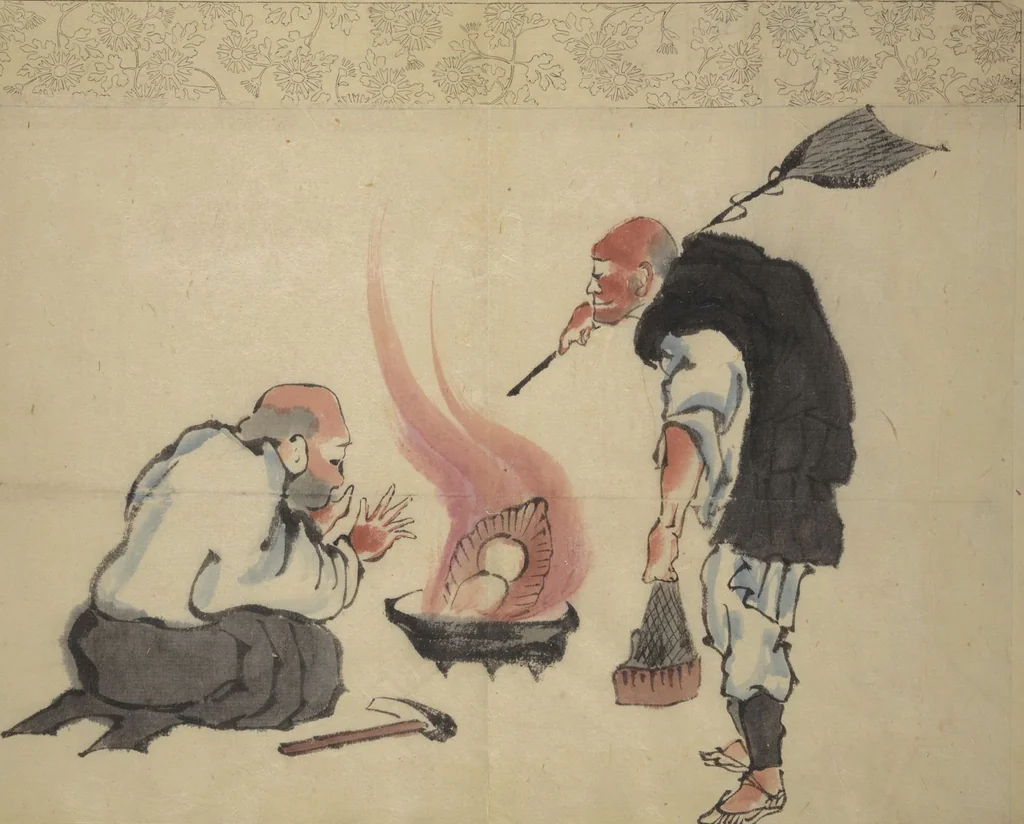 An illustration from A Picture Book of Practice Sketches (Keiko ehon), 1810, leaf 14
