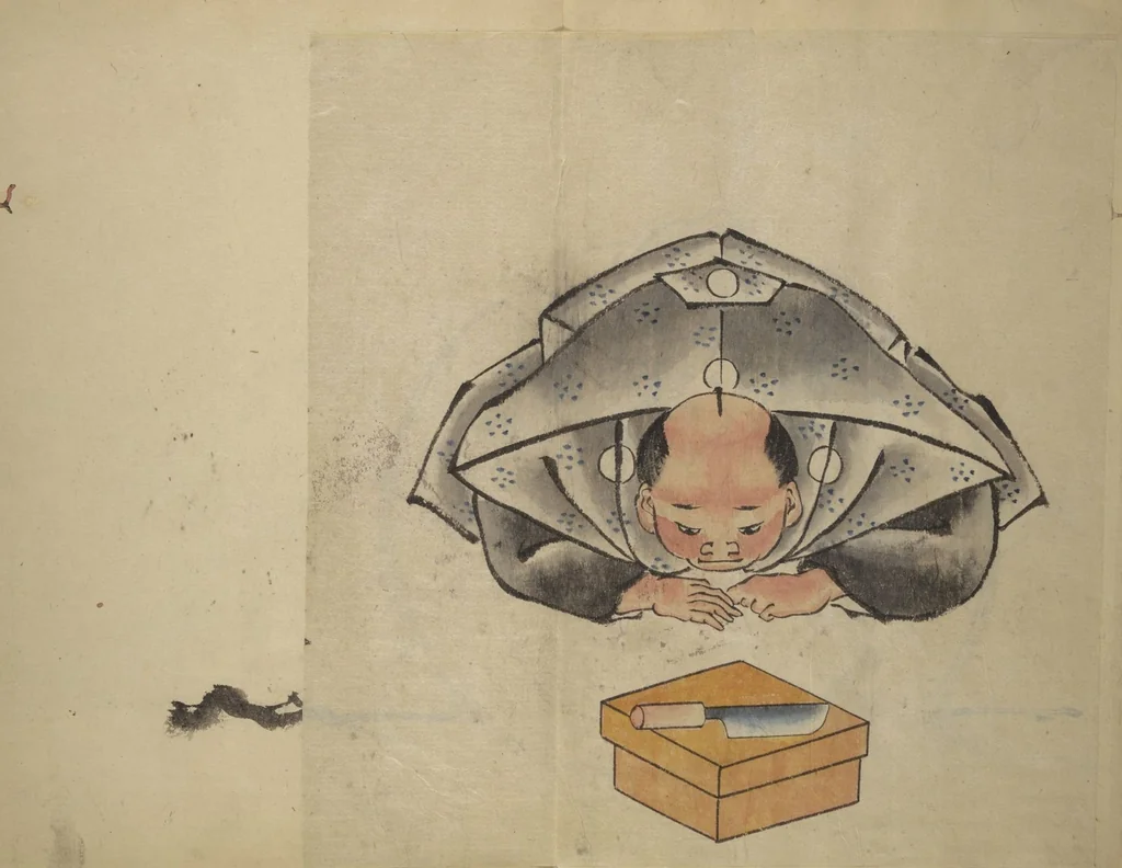 An illustration from A Picture Book of Practice Sketches (Keiko ehon), 1810, leaf 9
