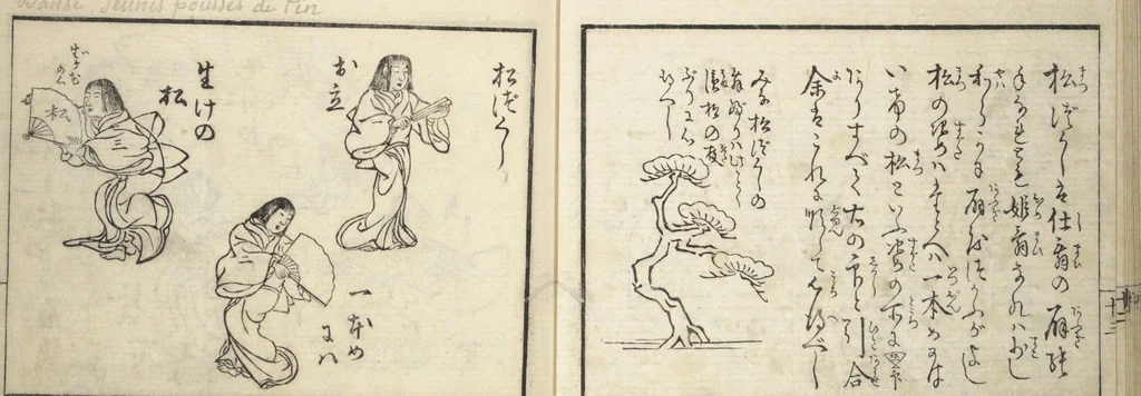 An illustration from Teach Yourself How to Dance (Odori hitori keiko), 1814, leaf 16