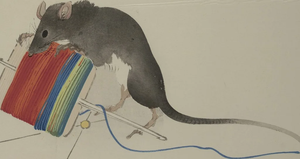 An illustration from Seihō Album of the Twelve Signs of the Zodiac (Seihō jūnishi jō), 1905, leaf 3