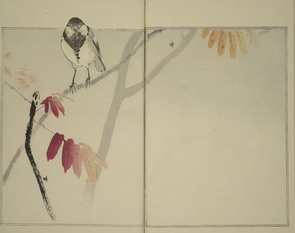 An illustration from Picture Album of Birds and Flowers (Kachō gafu), 1903, leaf 25