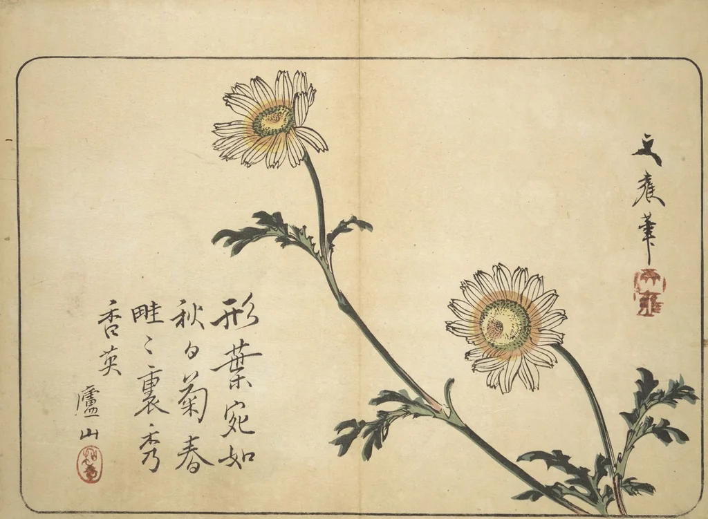 An illustration from Album of Calligraphy and Painting (Shoga jō), 1830, leaf 19