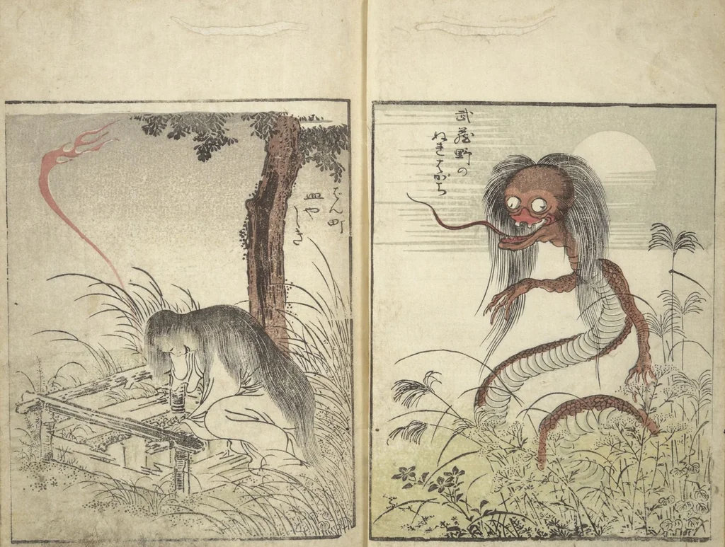 An illustration from Once Upon a Time (A Book of Ghost Stories) (Imawa mukashi), 1790, leaf 6