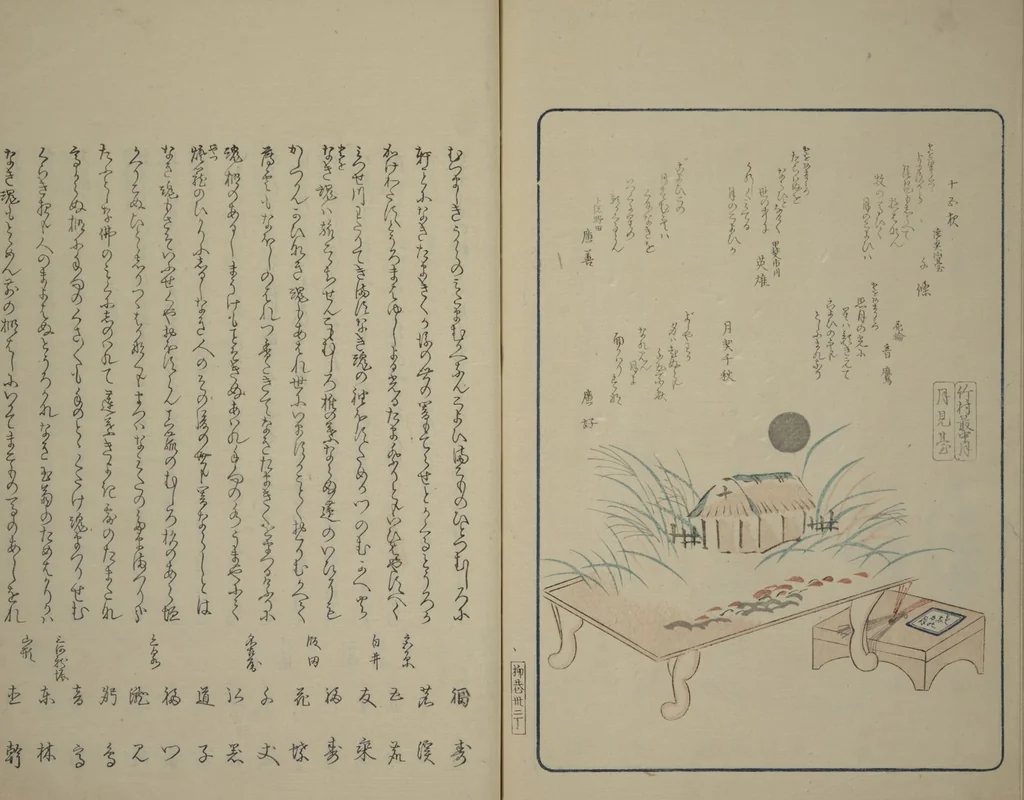 An illustration from Famous Products of Ryūkō (Ryūkō meibutsu shi), 1834, leaf 34