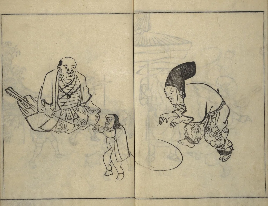 An illustration from People of Yamato (Japan) Picture Album (Yamato jinbutsu gafu), Second Series, 1804, leaf 25