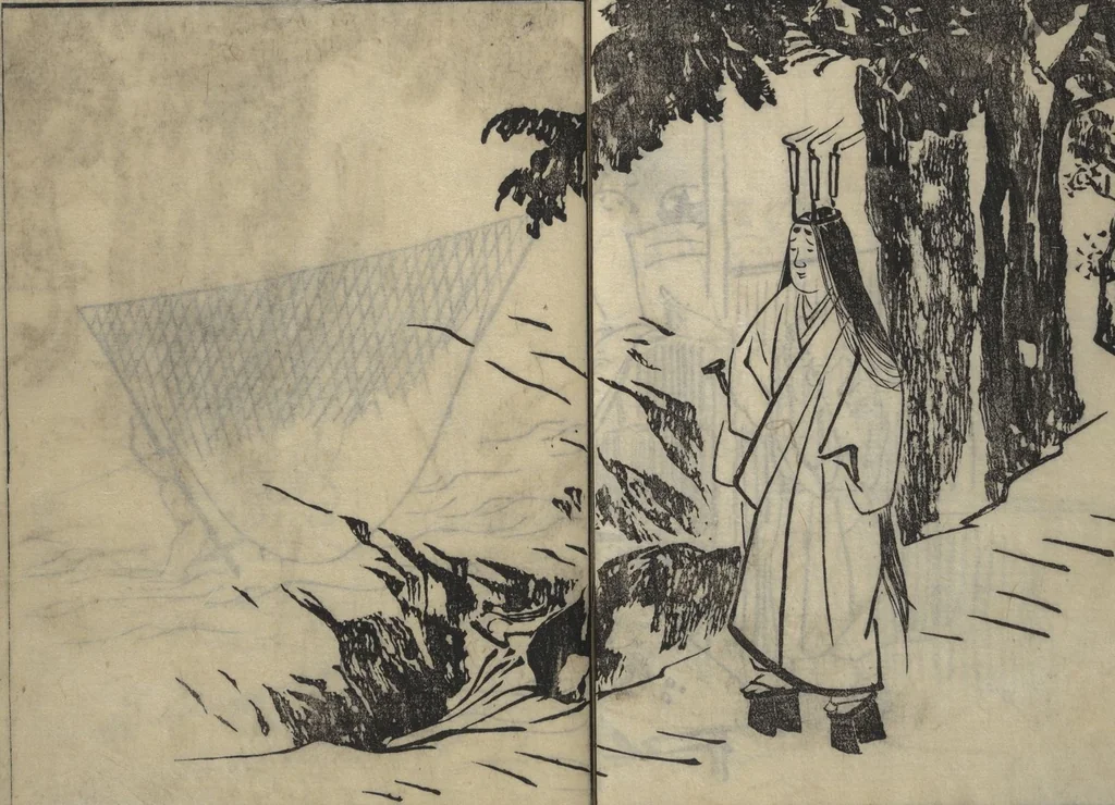 An illustration from People of Yamato (Japan) Picture Album (Yamato jinbutsu gafu), Second Series, 1804, leaf 29