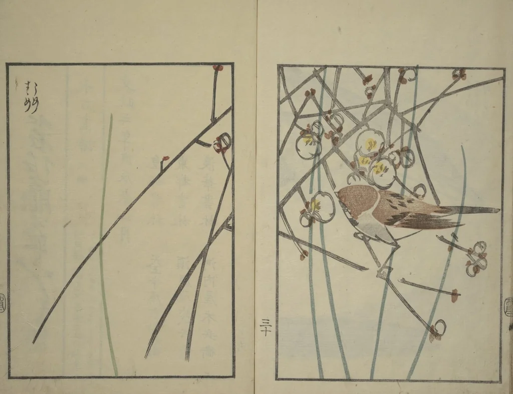 An illustration from Suiseki Picture Album (Suiseki gafu nihen), Second Series, 1820, leaf 32