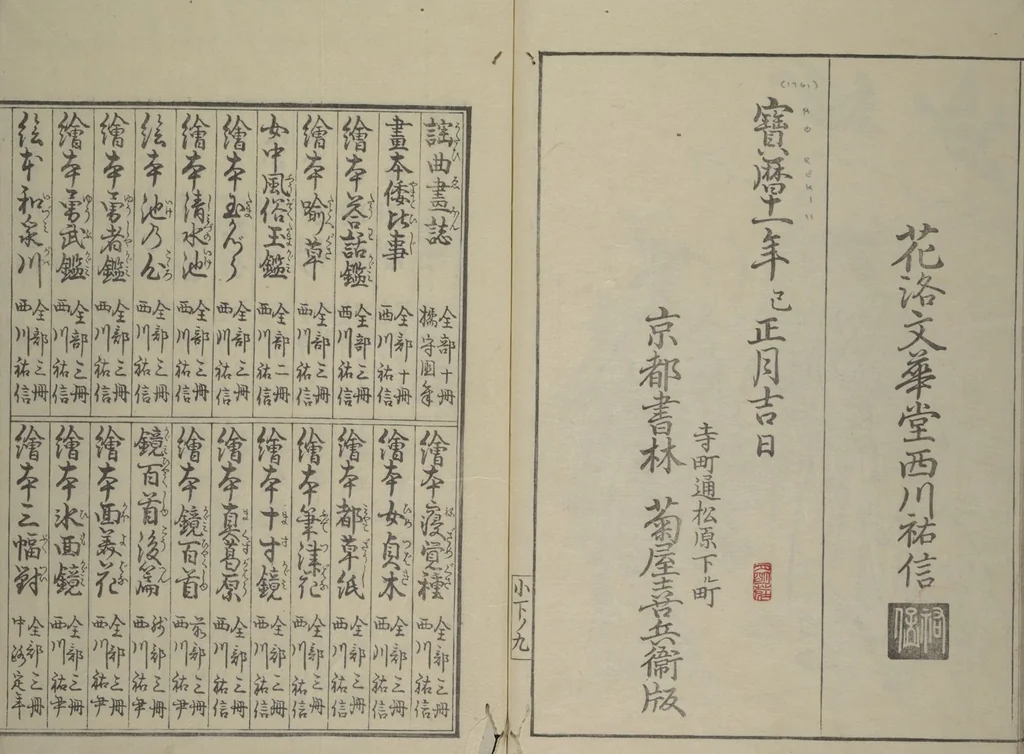 An illustration from Picture Book of Komatsubara (Ehon komatsubara), 1761, leaf 21