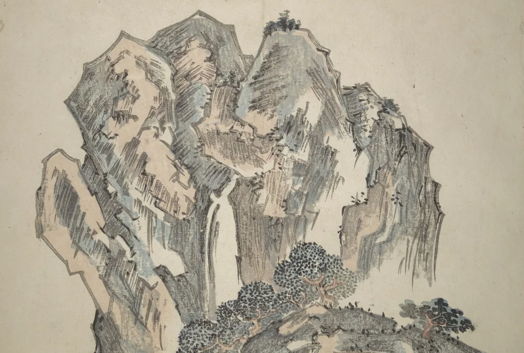 An illustration from Taigadō (Taiga Hall at Sōrinji Temple) Picture Album (Taigadō gafu), 1803, leaf 17