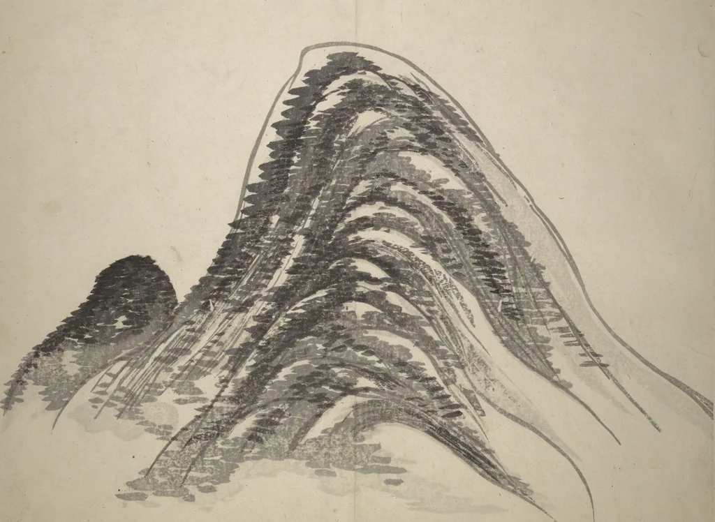 An illustration from Taigadō (Taiga Hall at Sōrinji Temple) Picture Album (Taigadō gafu), 1803, leaf 18