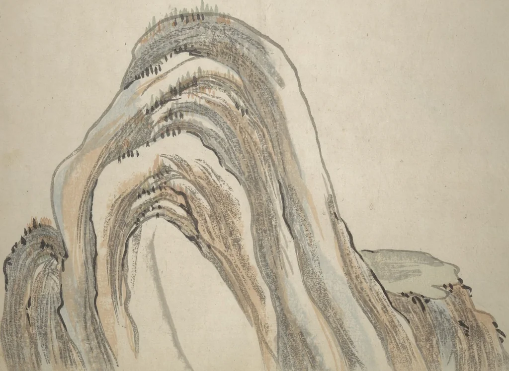An illustration from Taigadō (Taiga Hall at Sōrinji Temple) Picture Album (Taigadō gafu), 1803, leaf 19