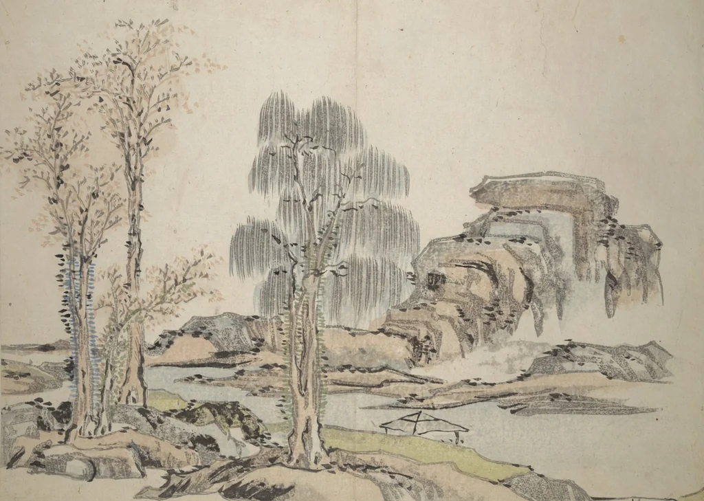 An illustration from Taigadō (Taiga Hall at Sōrinji Temple) Picture Album (Taigadō gafu), 1803, leaf 20