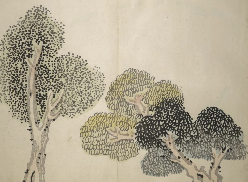An illustration from Taigadō (Taiga Hall at Sōrinji Temple) Picture Album (Taigadō gafu), 1803, leaf 9