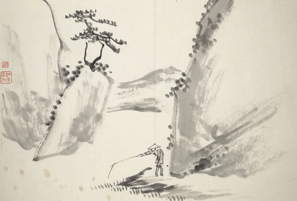 An illustration from Untitled Picture Album of Fifteen Ink Paintings, 1850, leaf 11