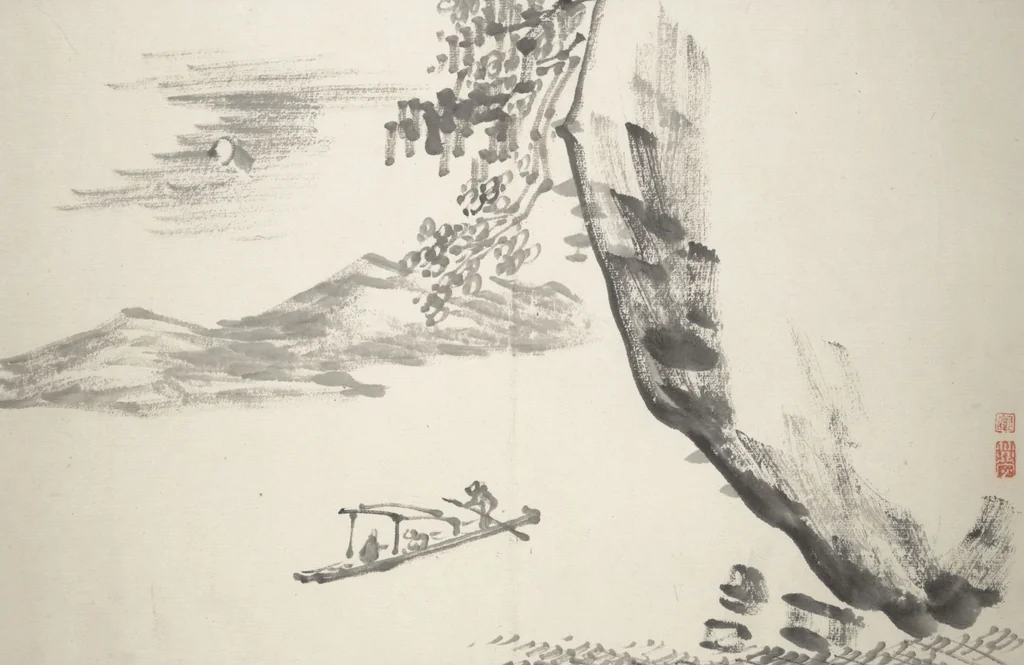 An illustration from Untitled Picture Album of Fifteen Ink Paintings, 1850, leaf 5