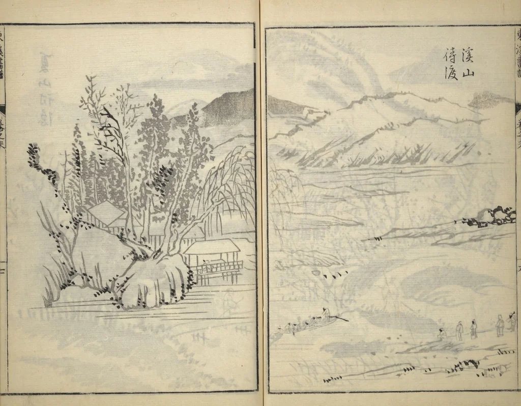 An illustration from Tōkei Picture Album (Tōkei gafu, fusatsu), Supplementary Series, 1809, leaf 9