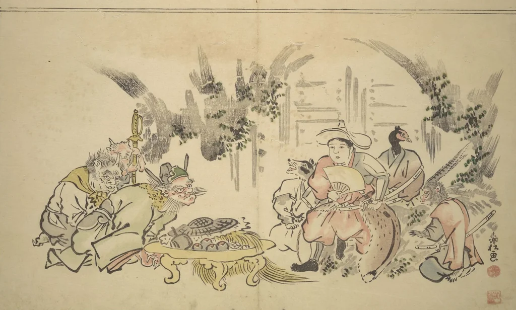 An illustration from The Colors of Spring (Haru no iro), 1794, leaf 5
