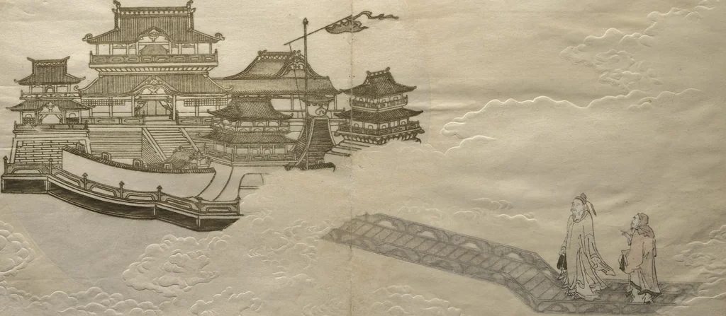 An illustration from Moon-Mad Monk (Kyōgetsubō), 1789, leaf 10