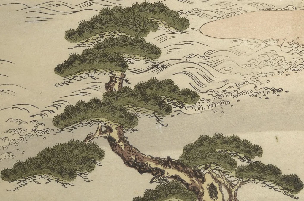An illustration from Moon-Mad Monk (Kyōgetsubō), 1789, leaf 3