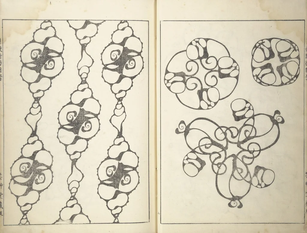 An illustration from Shell Motifs (Kaigara dammen zuan), 1913, leaf 10