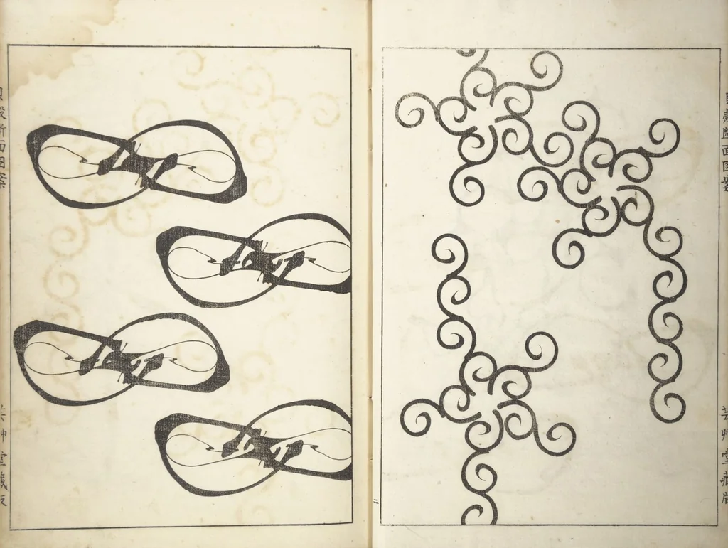 An illustration from Shell Motifs (Kaigara dammen zuan), 1913, leaf 7