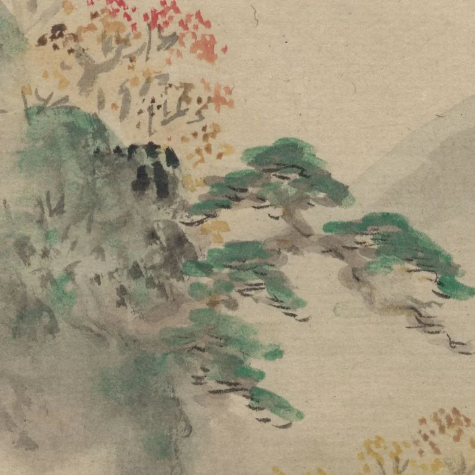 An illustration from Sketch book (Funpon 粉本), leaf 12